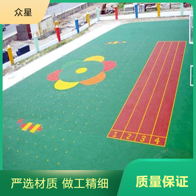 随州市学校塑胶跑道塑胶地坪 - 厂家
