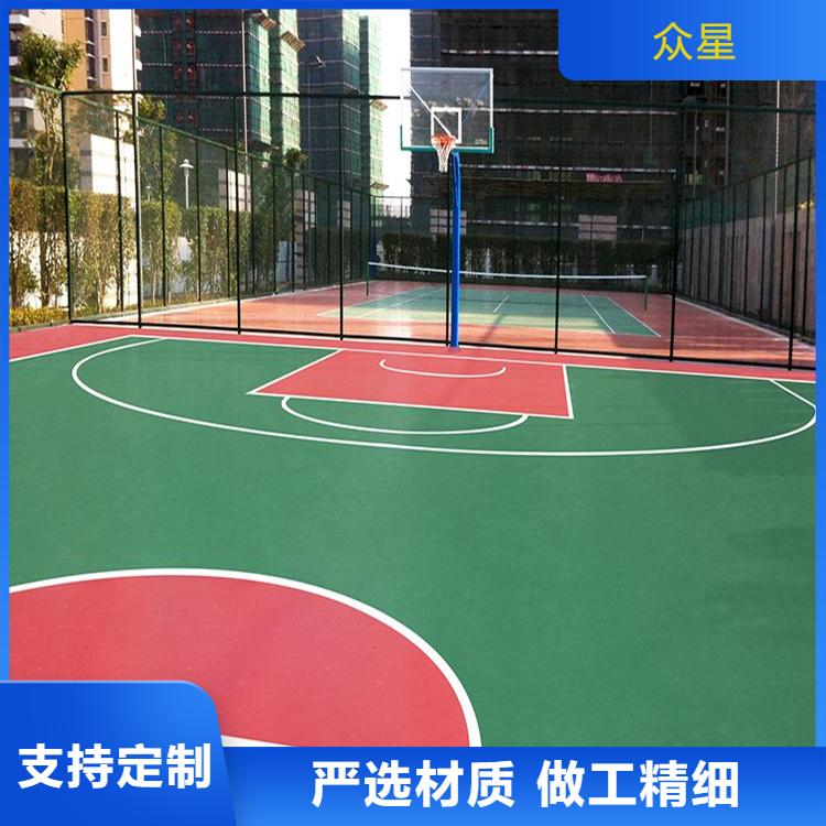随州市EPDM颗粒篮球场硅PU - 推荐